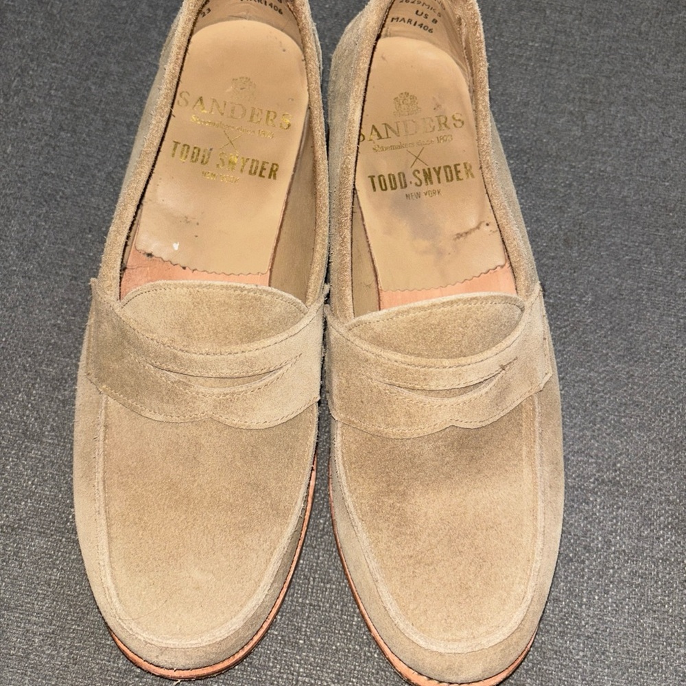 Todd Snyder and Sanders Penny Loafer size 8